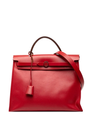 Hermès Pre-Owned 2019 H Berline and Hunter Herbag Zip 31 satchel - Red
