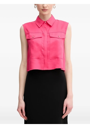Gaudi chest-pockets shirt - Pink