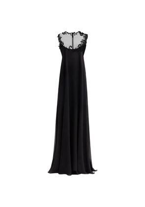 Gemy Maalouf sleeveless open-back gown - Black