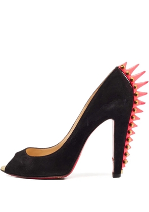 Christian Louboutin Pre-Owned 115mm spiked peep-toe pumps - Black