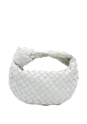 Bottega Veneta Pre-Owned 2012-2025 Mini Nappa Intrecciato Jodie hobo bag - White