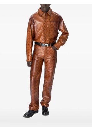 Marine Serre Moon shirt - Brown