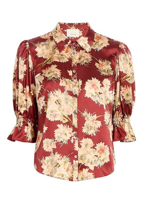 Cinq A Sept Mae Bouquet Fiona shirt - Red