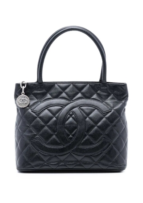 CHANEL Pre-Owned 2008-2009 Caviar Medallion tote bag - Black