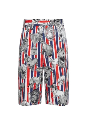 Thom Browne Hector utility chino shorts - White