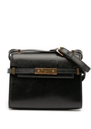 Saint Laurent Pre-Owned 2023 Mini Box Calfskin Manhattan shoulder bag - Black