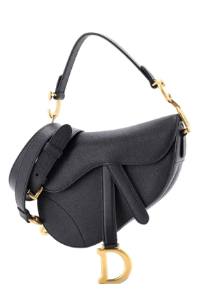 Christian Dior Pre-Owned Saddle Handbag with Strap Leather Mini shoulder bag - Black