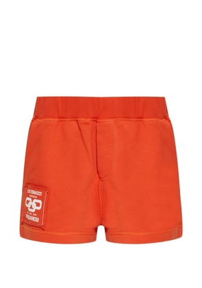 DSQUARED2 logo patch mini shorts - Orange