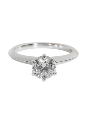 Tiffany & Co. Pre-Owned diamond solitaire engagement ring - Silver