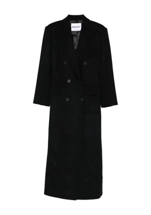 MEDEEA ring-detail double-breasted coat - Black