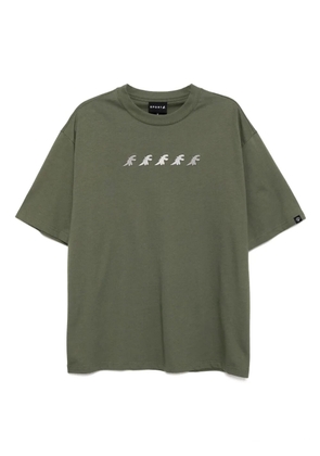 SPORT b. by agnès b. Dino embroidery t-shirt - Green