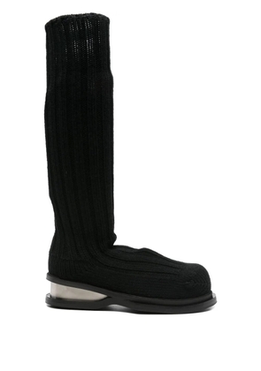 EGONlab. knit boots - Black