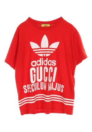 Gucci Pre-Owned x Adidas 2010s cotton T-shirt - Red