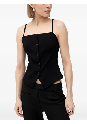 HUGO buttoned camisole top - Black