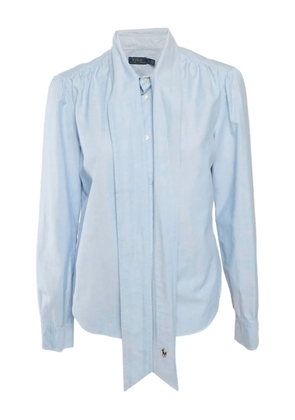 Polo Ralph Lauren Vintage embroidered-horse cotton shirt - Blue