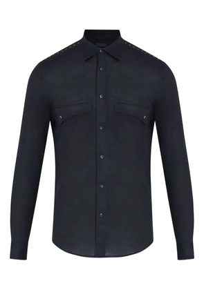 Osklen studded buttoned-up shirt - Black