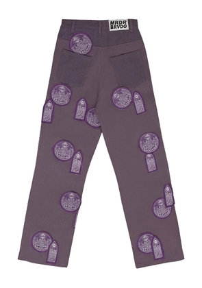 Who Decides War flap-pocket jeans - Purple