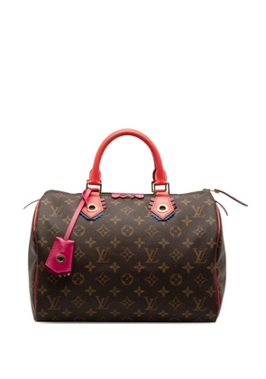 Louis Vuitton Pre-Owned 2015 Monogram Totem Speedy 30 boston bag - Brown