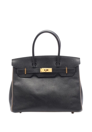 Hermès Pre-Owned 2018 Chevre Birkin Sellier 30 handbag - Black