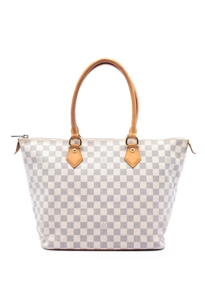 Louis Vuitton Pre-Owned 2007 Damier Azur Saleya MM tote bag - White