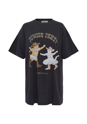 Open YY Kitty Party T-shirt - Black