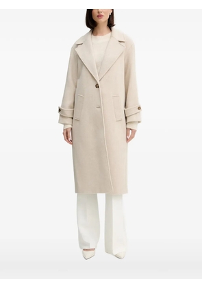 Pedro Del Hierro button-cuff coat - Neutrals