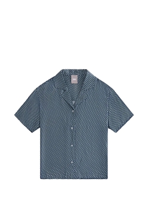 KITH Elena monogram camp shirt - Blue