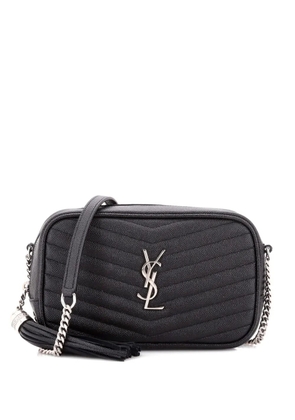 Saint Laurent Pre-Owned LouLou Matelasse Chevron Leather Mini crossbody bag - Black