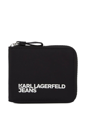 Karl Lagerfeld Jeans logo essential wallet - Black