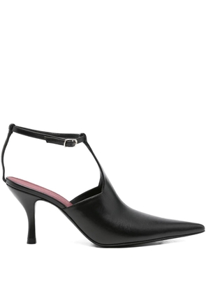 Magda Butrym 85mm pointed-toe ankle-strap pumps - Black