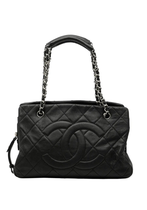 CHANEL Pre-Owned 2010-2011 CC Quilted Caviar Soft tote bag - Black