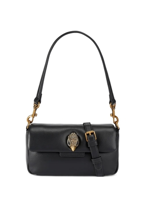 Kurt Geiger London mini crystal eagle leather clutch bag - Black