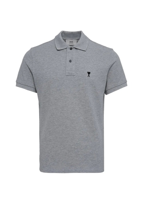 AMI Paris contrasted polo - Grey