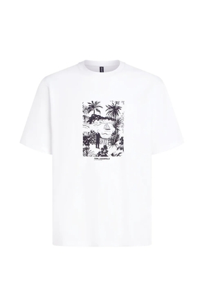 Karl Lagerfeld graphic-print T-shirt - White