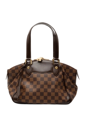 Louis Vuitton Pre-Owned 2010 Damier Ebene Verona PM satchel - Brown