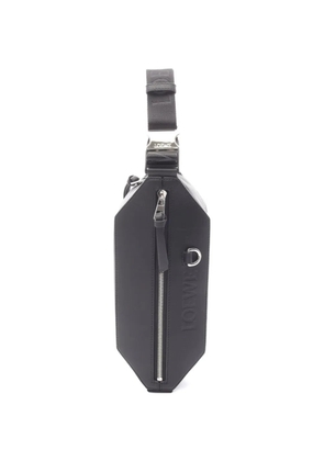 Loewe Pre-Owned 2020s convertible leather sling body bag - Black