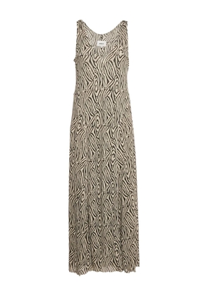 Nanushka zebra-print sleeveless dress - Neutrals