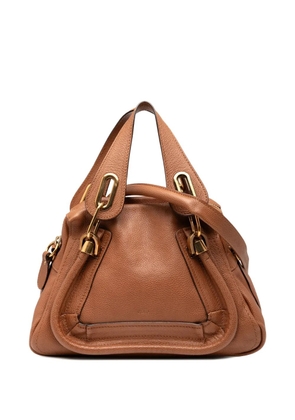 Chloé Pre-Owned 2010-2025 Small Pebbled Calfskin Paraty satchel - Brown