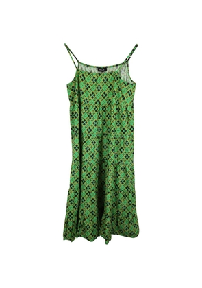 Rachel Comey geometric-pattern maxi dress - Green