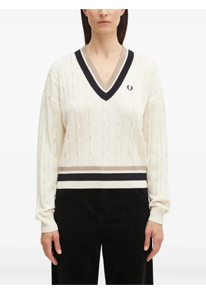 Fred Perry V-neck sweater - Neutrals