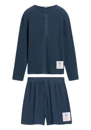 Jacquemus cotton playsuit - Blue