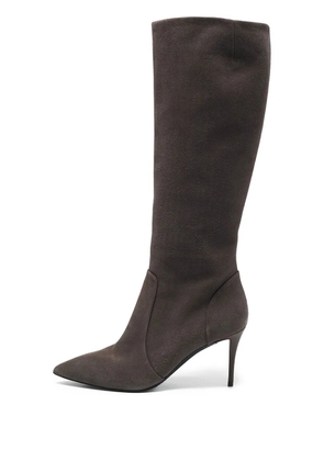 Giuseppe Zanotti Vintage knee-high pointed-toe boots - Grey