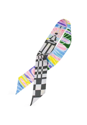 Michino Michii printed scarf - Black