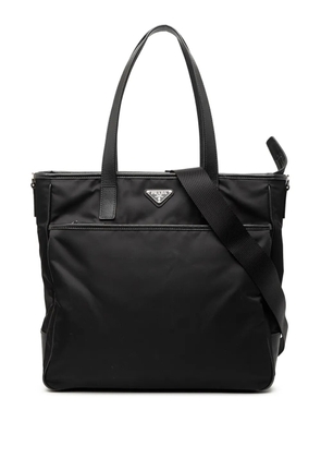 Prada Pre-Owned 2013-2026 Tessuto Convertible Tote satchel - Black