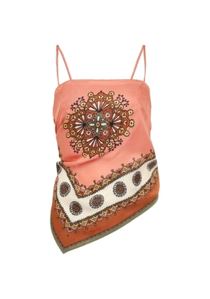 ALEMAIS Contina jacquard top - Pink