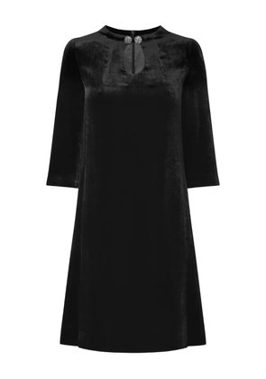 JANE Whisper embellished mini dress - Black