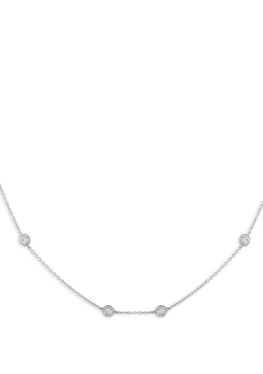 Tiffany & Co. Pre-Owned diamond platinum necklace - Silver