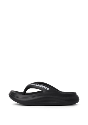 Karl Lagerfeld Skoona II Hotel Karl flip flops - Black