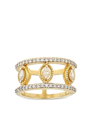 Tanya Farah 18K yellow gold diamond ring