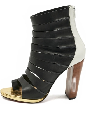 Christian Louboutin Pre-Owned strappy heel boots - Black